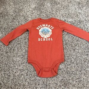 Wizarding World Harry Potter Hogwarts School Baby Onesie - Size 24 Months GUC